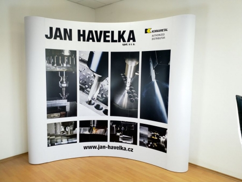 jan havelka prezentačná stena oblá 3x3