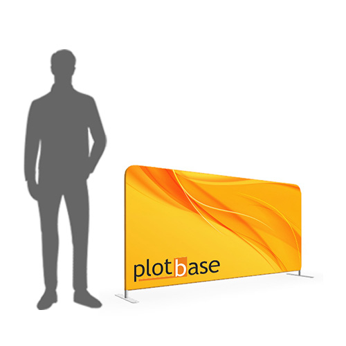 Textilná bariéra s logom Plotbase