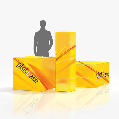 3D reklama z textilných rámov